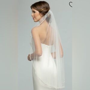 Beaded Wedding Veil